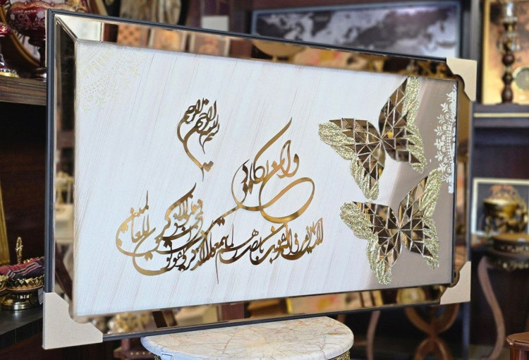 تایلو آینه ای وان یکاد طرح پروانه